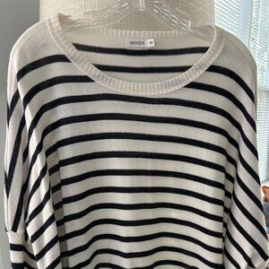 Mersea Amour Sweater - Navy Stripes